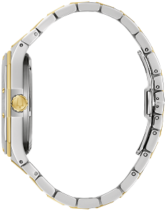 98A339 Bulova Precisionist High-Frequency Quartz Grey Dial Two-Tone Men's Watch