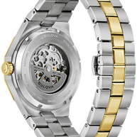 98A339 Bulova Precisionist High-Frequency Quartz Grey Dial Two-Tone Men's Watch