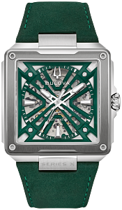 98A343 Bulova Maillot Automatic Skeleton Dial Two-Tone Men's Watch