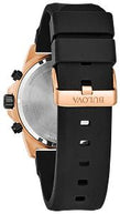 Bulova 98B104 Marine Star Chronograph Black Dial Rose Gold-Tone Men's Watch