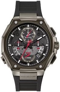 Bulova 98B358 Maquina Automatic Skeleton Gray Ion-Plated Stainless Steel Men's Watch