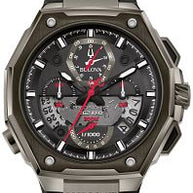 Bulova 98B358 Maquina Automatic Skeleton Gray Ion-Plated Stainless Steel Men's Watch