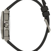 Bulova 98B457 Series X Precisionist White Dial Gray Stainless Steel & Black Rubber Men's Watch