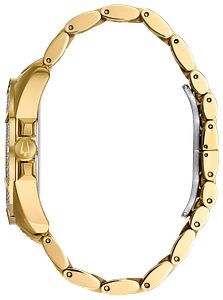 Bulova 98C128 Crystal Gold-Tone Blue Dial Men's Watch