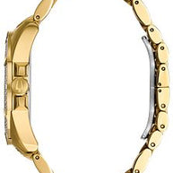 Bulova 98C128 Crystal Gold-Tone Blue Dial Men's Watch