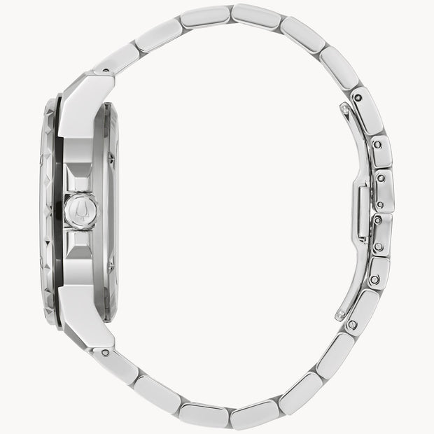 98D184 Bulova Marine Star Auto Marc Anthony Blue Dial Men's Watch