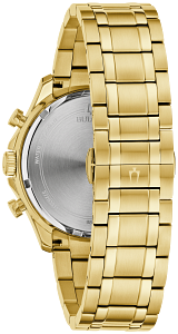 98E113 Bulova Futuro Quartz Diamond Accent Black Dial Rose Gold-Tone Men's Watch