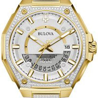 Bulova 98J119 ICON Precisionist Diamond Gold-Tone Stainless Steel Men's Watch