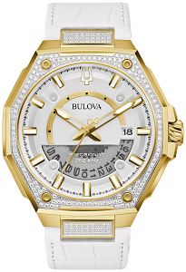 Bulova 98J119 ICON Precisionist Diamond Gold-Tone Stainless Steel Men's Watch