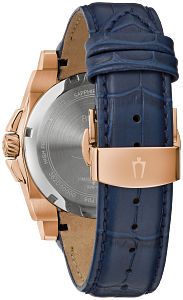Bulova 98J126 Marc Anthony ICON Precisionist Rose Gold-Tone Rainbow Sapphire Men's Watch