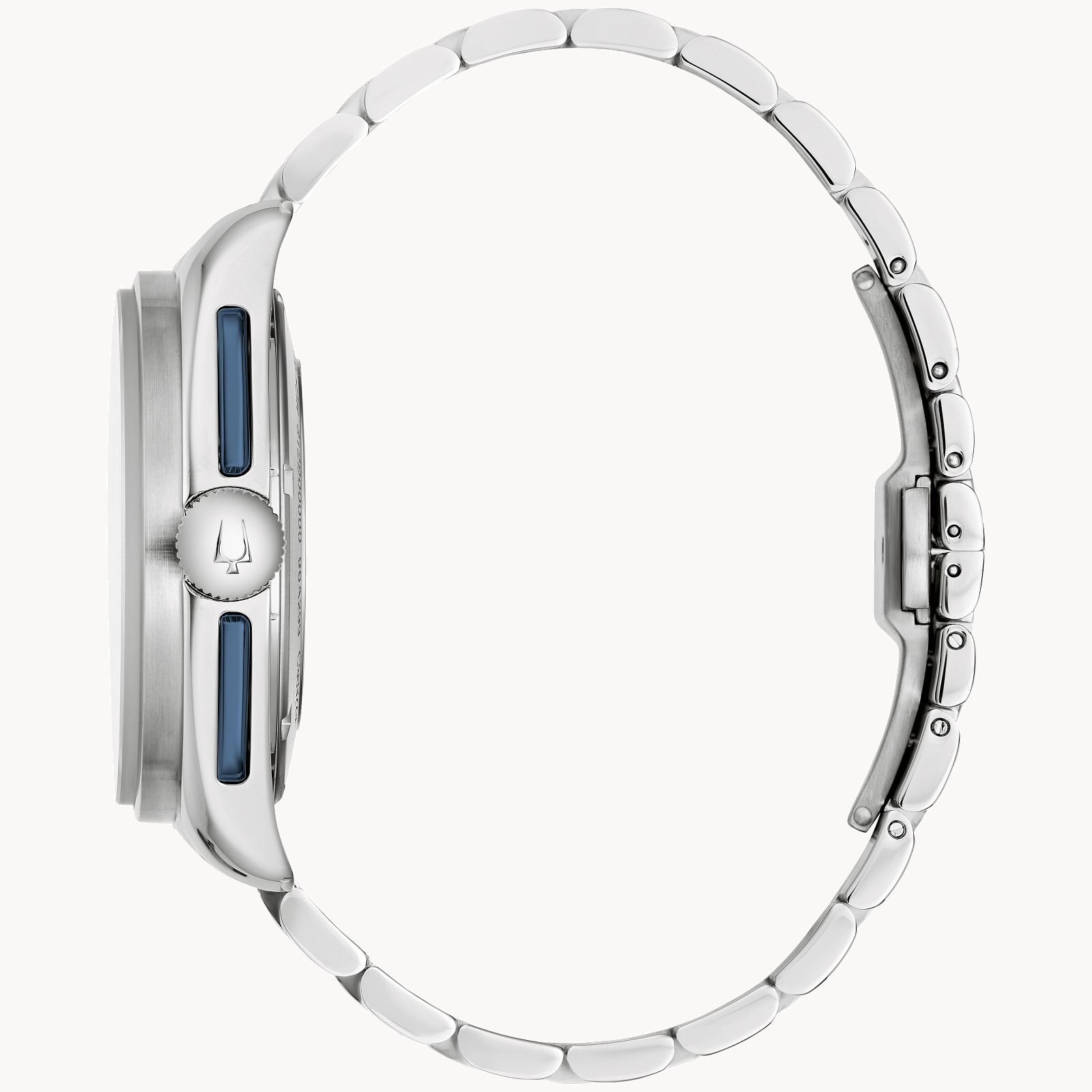 98K112 Bulova Men's Lunar Pilot Silver Dial Watch