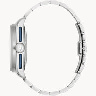 98K112 Bulova Men's Lunar Pilot Silver Dial Watch