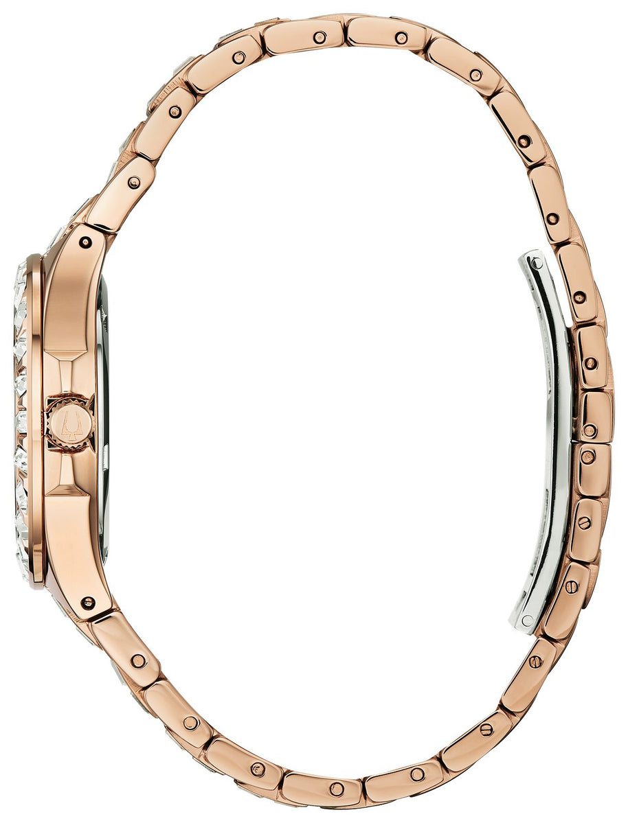 Bulova 98L268 Marine Star Mother-of-Pearl Diamond Women's Watch