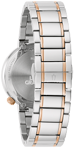 98L309 Bulova Classic Japanese Quartz Gray Dial Two-Tone Stainless Steel Women's Watch