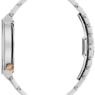 98L309 Bulova Classic Japanese Quartz Gray Dial Two-Tone Stainless Steel Women's Watch