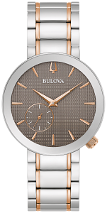 98L309 Bulova Classic Japanese Quartz Gray Dial Two-Tone Stainless Steel Women's Watch