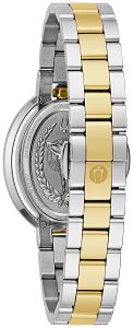 Bulova 98L320 Rubaiyat Two-Tone Silver-White Dial Women's Watch