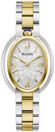 Bulova 98L320 Rubaiyat Two-Tone Silver-White Dial Women's Watch