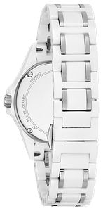 Bulova 98P172 Marine Star Diamond Mother-of-Pearl White Ceramic Women's Watch