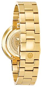 Bulova 98R249 Rubaiyat Diamond Gold-Tone Silver-White Dial Women's Watch