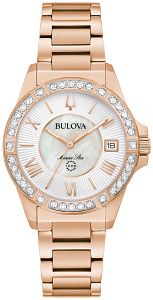 Bulova 98R295 Marine Star Series L Diamond Mother-of-Pearl Women's Watch