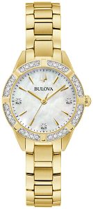 Bulova 98R297 Sutton Diamond Mother-of-Pearl Two-Tone Stainless Steel Women's Watch