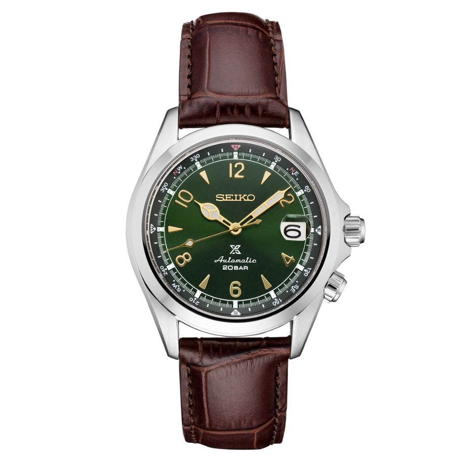 Seiko SPB121 Prospex Alpinist Watch Brown Leather Bracelet image 0