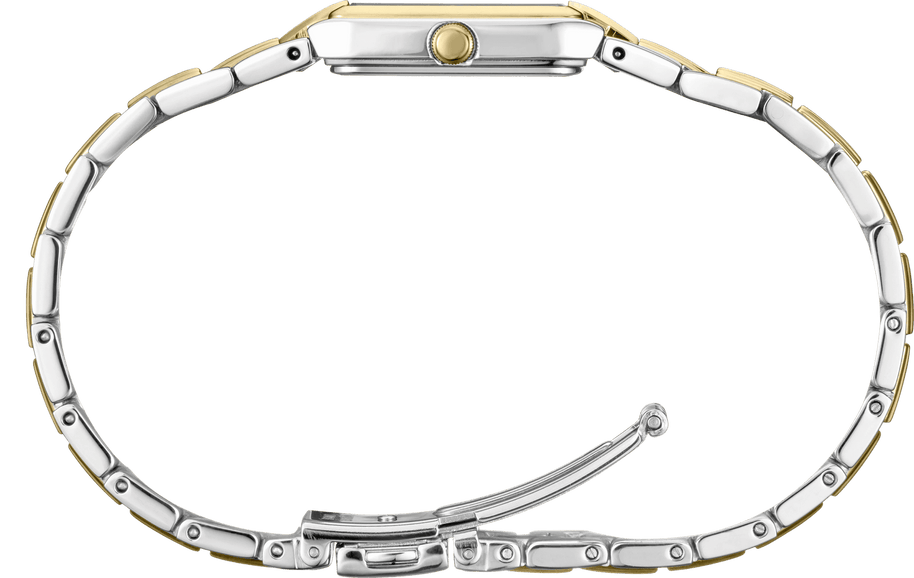 SWR044 Quartz Silver Dial Two-tone Ladies Watch