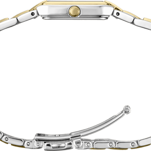 SWR044 Quartz Silver Dial Two-tone Ladies Watch