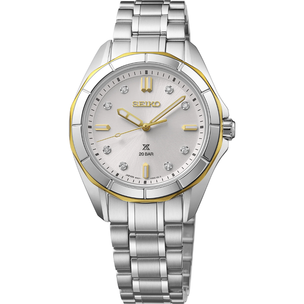 Seiko SUR618 Prospex Sea Series Silver Dial Stainless Steel Women's Watch