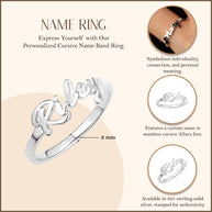 Silver Name Ring
