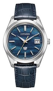 Citizen The CITIZEN AQ4100-22L Eco-Drive Super Titanium™ Blue Washi Dial Men's Watch