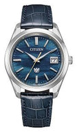Citizen The CITIZEN AQ4100-22L Eco-Drive Super Titanium™ Blue Washi Dial Men's Watch