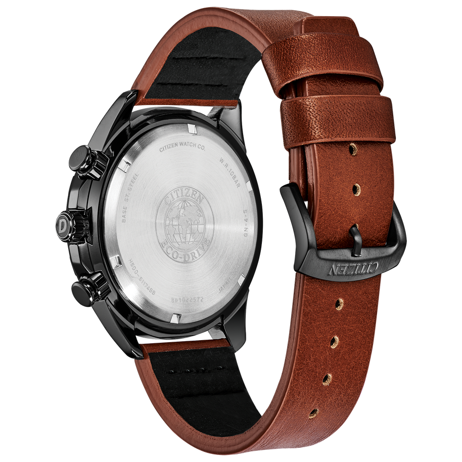 AT2447-01E Weekender Citizen AR Eco-Drive Chronograph Black Dial Men's Watch