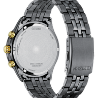 AT2576-68E Citizen Eco-Drive Quartz Chronograph Black Dial Stainless Steel Men's Watch