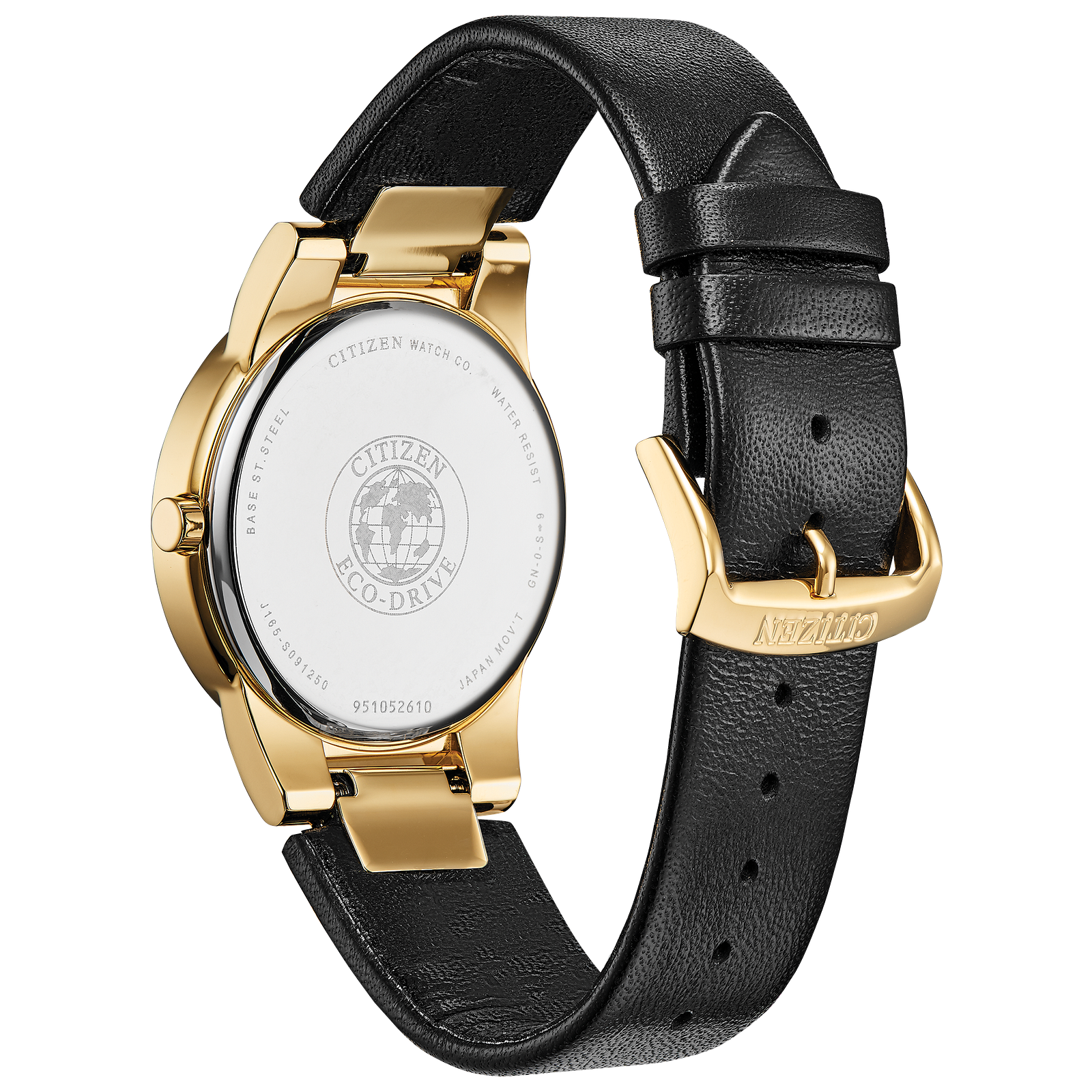 AU1062-05E Citizen Eco-Drive Axiom Gold-Tone Black Men's Watch