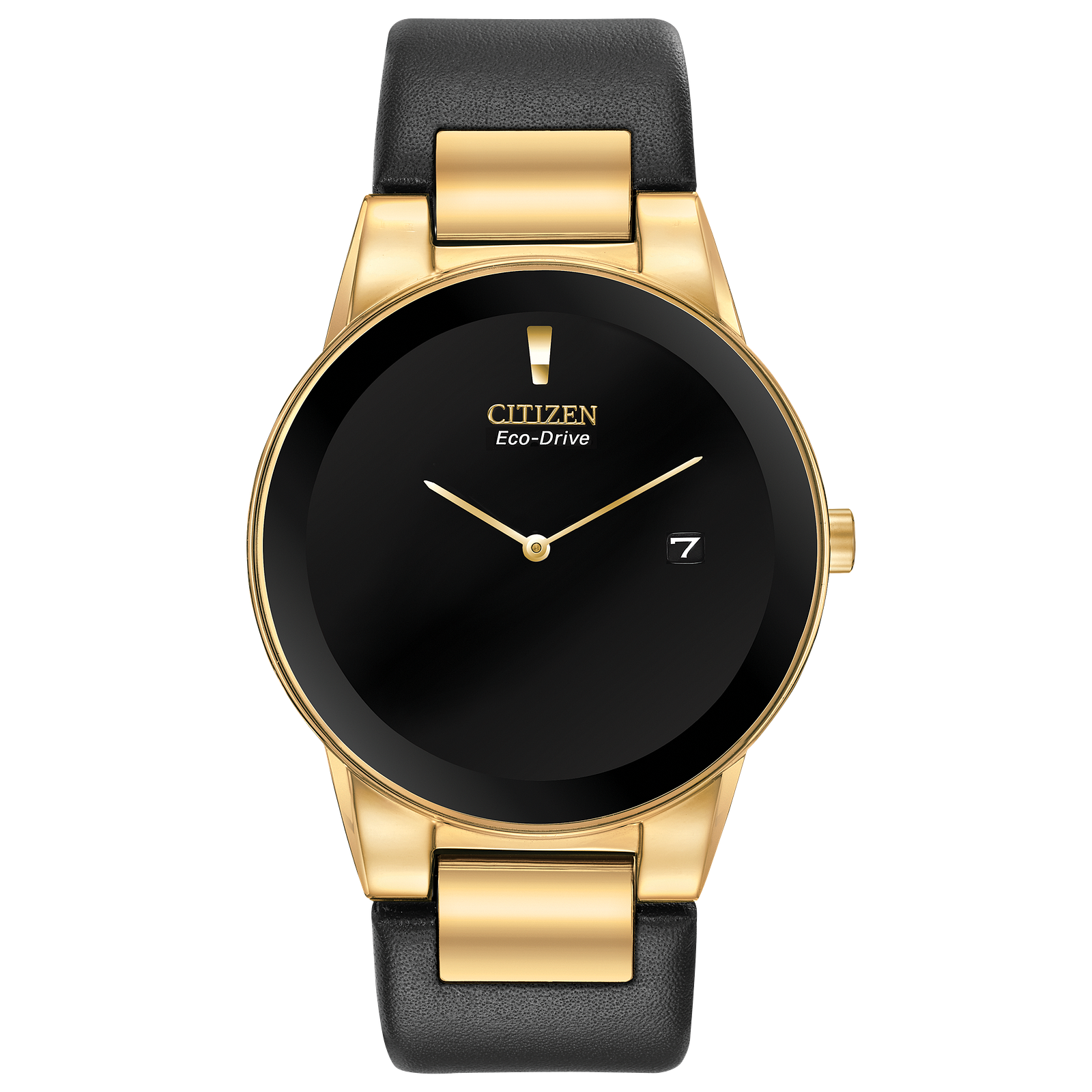 AU1062-05E Citizen Eco-Drive Axiom Gold-Tone Black Men's Watch