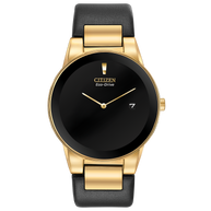 AU1062-05E Citizen Eco-Drive Axiom Gold-Tone Black Men's Watch