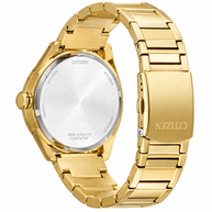 Citizen Dress Classic AW0089-52E – Black Dial Gold-Tone Eco-Drive Men's Watch
