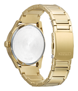 Citizen Dress Classic AW0089-52E Black Dial Gold-Tone Eco-Drive Men's Watch