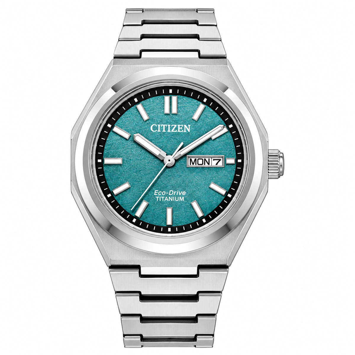 Citizen Zenshin AW0130-85X Eco-Drive Green Dial Super Titanium Men's Watch