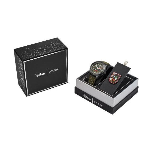 Citizen AW0148-47W Disney Alpine Mickey Mouse Green Dial Men's Watch