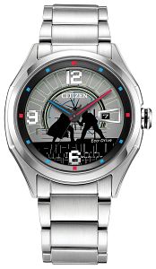 Citizen AW1140-51W Star Wars™ Duel Eco-Drive Black Dial Stainless Steel Men's Watch