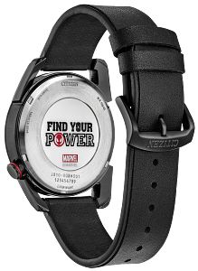 Citizen AW1685-00W Marvel Miles Morales Eco-Drive Black Dial Men's Watch