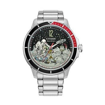 Citizen Disney AW1709-54W Black Dial Stainless Steel Men's Watch