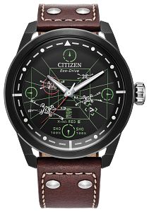 Citizen AW1738-05W Star Wars X-Wing & TIE Fighter Eco-Drive Black Dial Men's Watch