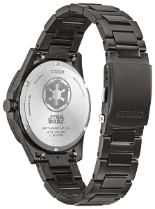 AW1857-57W Citizen Eco-Drive Imperial Battle Black Dial Stainless Steel Men's Watch
