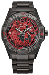 AW1857-57W Citizen Eco-Drive Imperial Battle Black Dial Stainless Steel Men's Watch