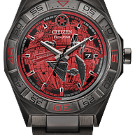AW1857-57W Citizen Eco-Drive Imperial Battle Black Dial Stainless Steel Men's Watch