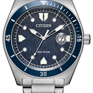 AW1886-59L Citizen Eco-Drive Quartz Blue Dial Watch Blue Dial Stainless Steel Men's Watch
